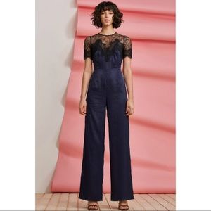 NWT Anthropology Foxiedox Nixie Lace Jumpsuit